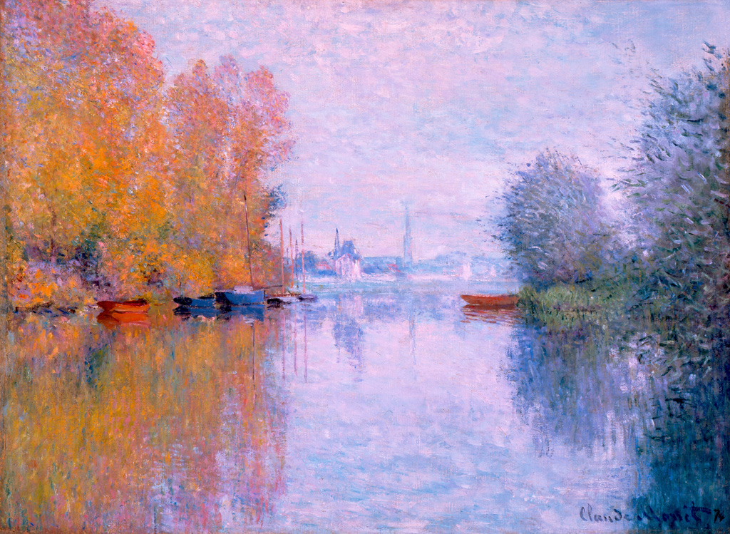 Autumn on the Seine, Argenteuil, Claude Monet, 1873