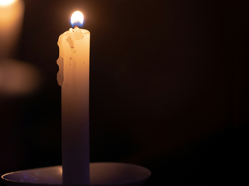 Candlelight, by Tim Umphreys on Unsplash